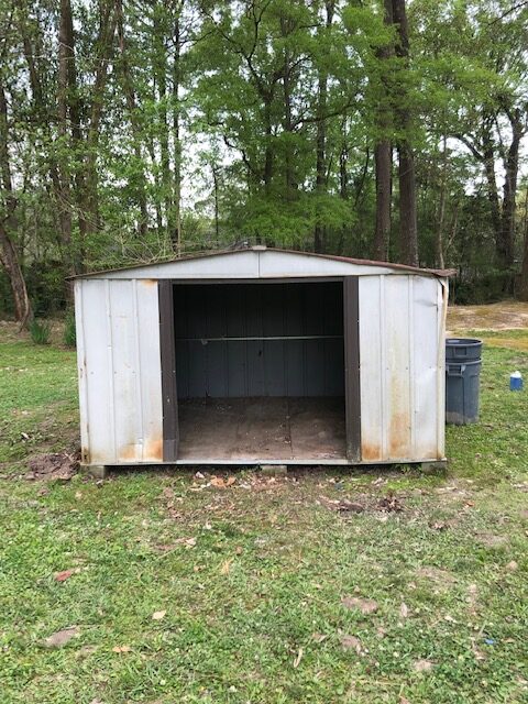 shed removal before